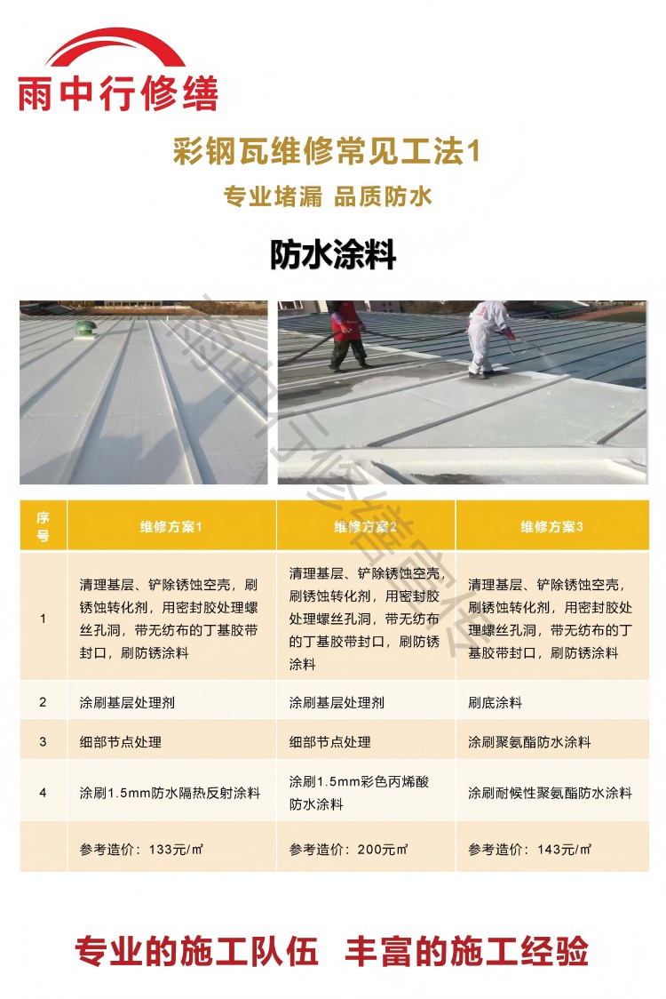 郯城彩钢瓦屋面翻新